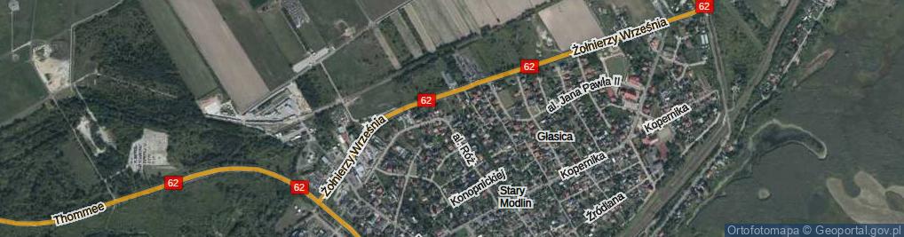 Zdjęcie satelitarne Leszczynowa ul.